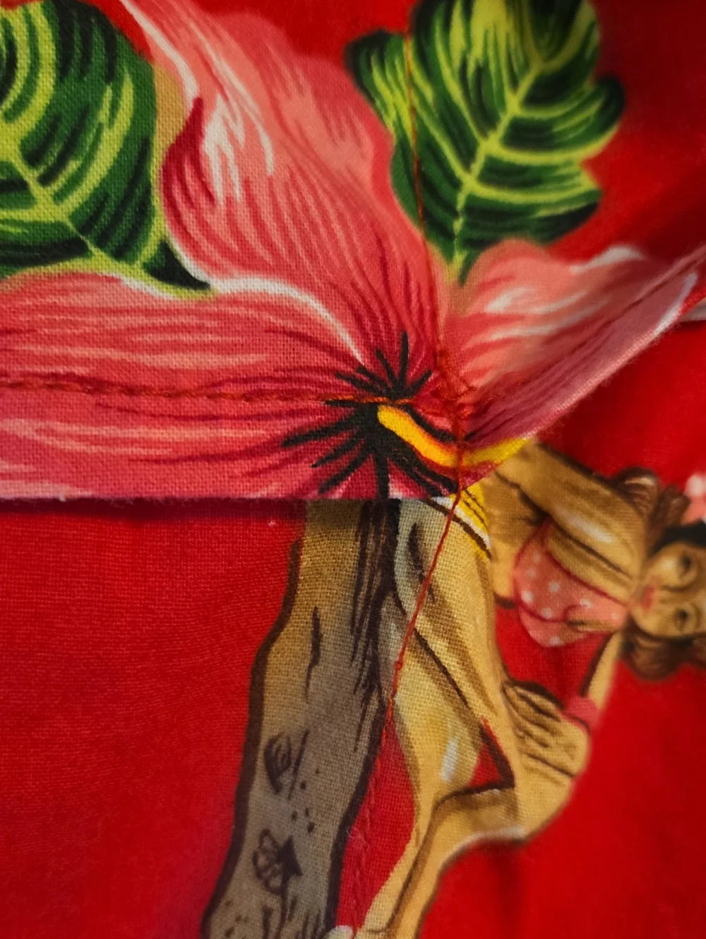 Dean Miller Heavenly Aloha Hula Girl Comforter 2 Shams Cotton Full Size